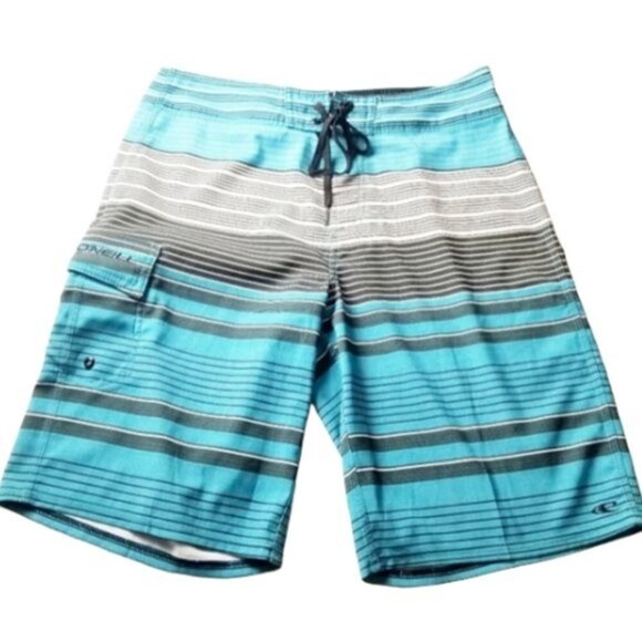 O'Neill Men's Size 30 Grenada Drawstring Swim‎ Trunks Board Shorts Cargo Pocket - Picture 1 of 10